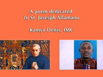 A poem dedicated to St. Josesph Allamano in celebration of the centinary of his death.